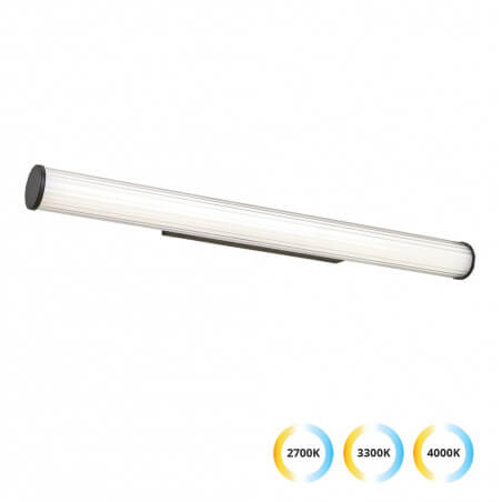 SIENINIS LED ŠVIESTUVAS VIOKEF ROMINA ROUND L60 15W JUODAS 4334000