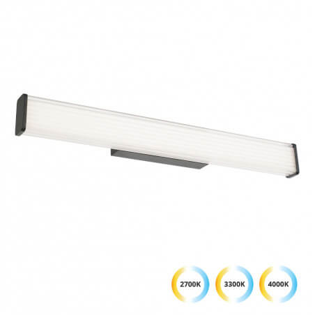 SIENINIS LED ŠVIESTUVAS VIOKEF ROMINA SQUARE L60 15W JUODAS 4334100