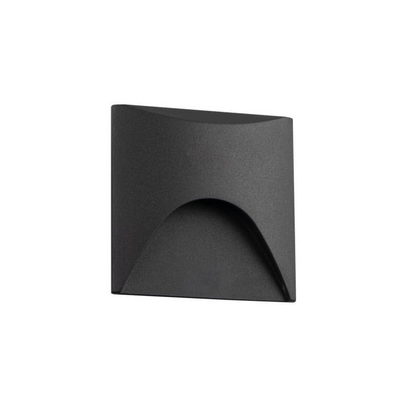 ĮLEIDŽIAMAS SIENINIS LED ŠVIESTUVAS KANLUX EXIN SQUARE 2,5W 4000K ANTRACITO SPALVOS 39140