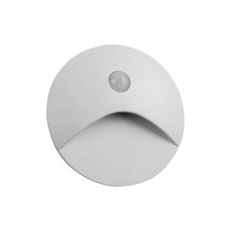 ĮLEIDŽIAMAS SIENINIS LED ŠVIESTUVAS KANLUX EXIN ROUND PIR 2,5W 4000K BALTAS 39135