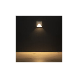 ĮLEIDŽIAMAS SIENINIS LED ŠVIESTUVAS EXIN SQUARE PIR 2,5W 3000K BALTAS internetu
