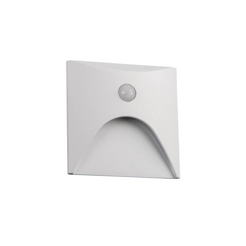 ĮLEIDŽIAMAS SIENINIS LED ŠVIESTUVAS KANLUX EXIN SQUARE PIR 2,5W 4000K BALTAS 39141