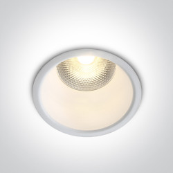 ĮLEIDŽIAMAS LED ŠVIESTUVAS 10110FD/W/W 10W CCT BALTAS