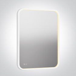 VEIDRODIS SU LED APŠVIETIMU 60208D/B/V 20W CCT BALTAS