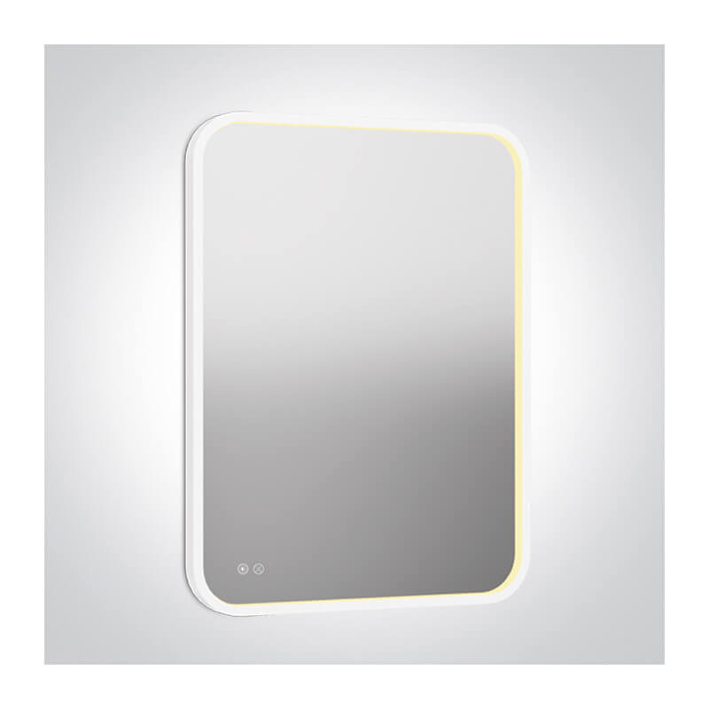 VEIDRODIS SU LED APŠVIETIMU ONE LIGHT 60208D/B/V 20W CCT BALTAS 60208D/W/V