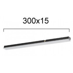 ŠVIESTUVAS SLIM MAGNETINEI SISTEMAI LINEAR L30 6W JUODAS kaina