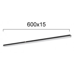 ŠVIESTUVAS SLIM MAGNETINEI SISTEMAI LINEAR L60 12W JUODAS kaina
