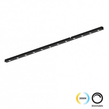 ŠVIESTUVAS SLIM MAGNETINEI SISTEMAI VIOKEF LINEAR ANTIGLARE L60 13W JUODAS 4288600
