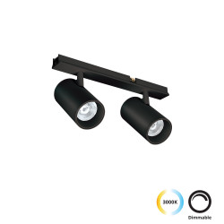 ŠVIESTUVAS SLIM MAGNETINEI SISTEMAI DOUBLE TRACK SPOT 10W JUODAS