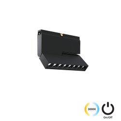 ŠVIESTUVAS SLIM MAGNETINEI SISTEMAI LINEAR ANTIGLARE ADJUSTABLE 8W JUODAS