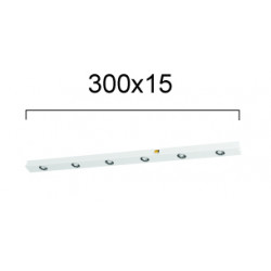 ŠVIESTUVAS SLIM MAGNETINEI SISTEMAI LINEAR ANTIGLARE L30 7W BALTAS kaina