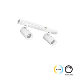 ŠVIESTUVAS SLIM MAGNETINEI SISTEMAI DOUBLE TRACK SPOT 7W BALTAS