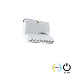 ŠVIESTUVAS SLIM MAGNETINEI SISTEMAI LINEAR ANTIGLARE ADJUSTABLE 8W BALTAS