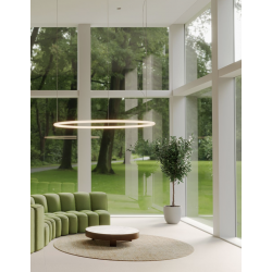 Pakabinamas LED šviestuvas HALLEY D63 40W CCT DIM pristatymas
