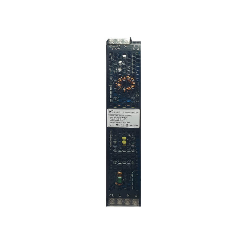MAITINIMO ŠALTINIS MAGNETINEI SISTEMAI VIOKEF SLIM 200W 48V DIM 0-10V | TRIAC 00/8080