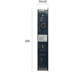 MAITINIMO ŠALTINIS MAGNETINEI SISTEMAI SLIM 300W 48V DIM 0-10V | TRIAC kaina