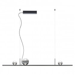 PAKABINAMAS LED ŠVIESTUVAS DUNE L120 40W JUODAS DIM