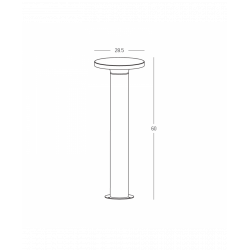 PASTATOMAS LED ŠVIESTUVAS E476 H60 11W PILKAS internetu