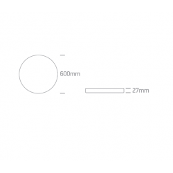 LUBINIS LED ŠVIESTUVAS 62006D/W/V D60 50W CCT BALTAS kaina