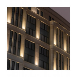 SIENINIS LED ŠVIESTUVAS E496 WALL WASHER L100 36W JUODAS internetu