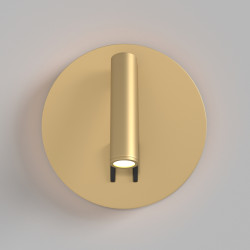 Sieninis LED šviestuvas IOS ROUND AUKSO SPALVOS kaina