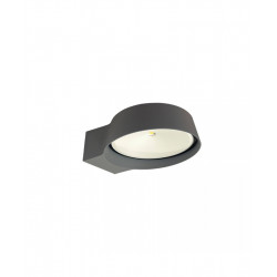 SIENINIS LED ŠVIESTUVAS E464 15W TAMSIAI PILKAS