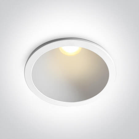ĮLEIDŽIAMAS LED ŠVIESTUVAS  ONE LIGHT 10115D/W/V 15W CCT BALTAS