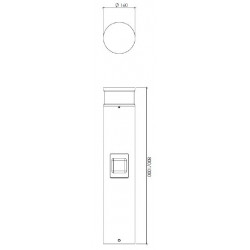 PASTATOMAS LED ŠVIESTUVAS JUNIOR E H80 7W 4000K ĮVAIRIŲ SPALVŲ kaina