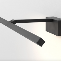 SIENINIS LED ŠVIESTUVAS MONDRIAN 600 10,8W juodas internetu
