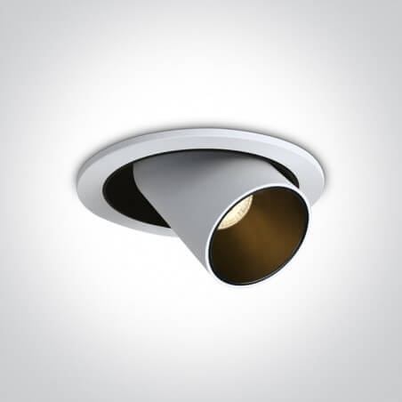 ĮLEIDŽIAMAS LED ŠVIESTUVAS ONE LIGHT 11112B/W/V 12W BALTAS