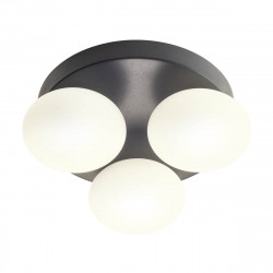 LUBINIS LED ŠVIESTUVAS OVUM 15W JUODAS kaina
