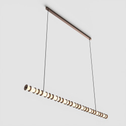 Pakabinamas LED šviestuvas Élan L180 rudas