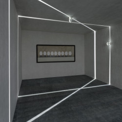 LUBINIS LED šviestuvas XBLADE 7W IP54 juodas kaina