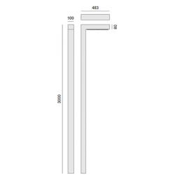 PASTATOMAS LED ŠVIESTUVAS ELIZA H300 33W 3000K ĮVAIRIŲ SPALVŲ pigiau