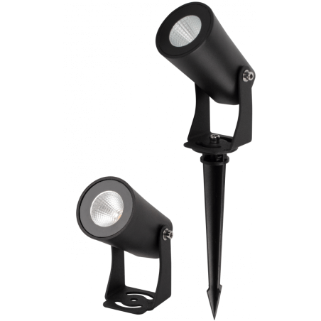 KRYPTINIS ŠVIESTUVAS LIGHT PLAN SUPERSPOT 5W JUODAS 4001