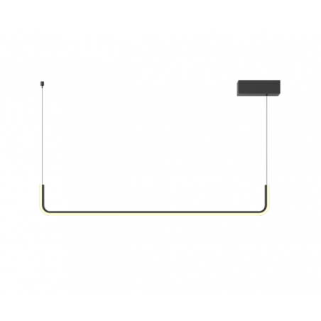PAKABINAMAS LED ŠVIESTUVAS MAX LIGHT URUS L90 17W JUODAS P0644