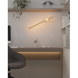 SIENINIS LED ŠVIESTUVAS LUNARIS H60 9W JUODAS pristatymas