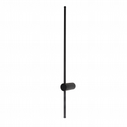 SIENINIS LED ŠVIESTUVAS LUNARIS H90 12W JUODAS
