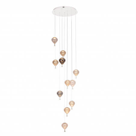 PAKABINAMAS LED ŠVIESTUVAS MAXLIGHT PALLONCINI 11 66W P0526D