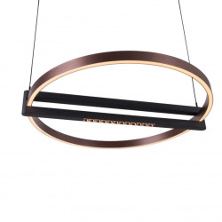 PAKABINAMAS LED ŠVIESTUVAS SINGAPUR D63 48W RUDAS | JUODAS kaina