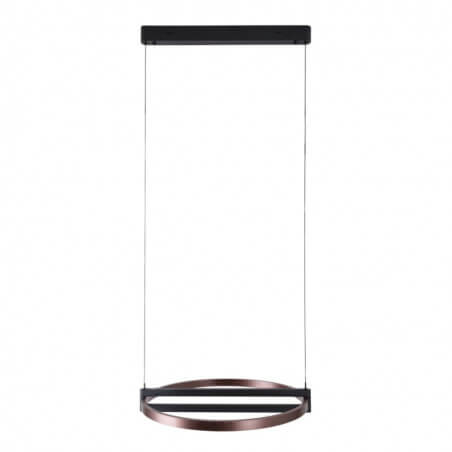 PAKABINAMAS LED ŠVIESTUVAS MAXLIGHT SINGAPUR D63 RUDAS | JUODAS P0552