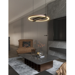 PAKABINAMAS LED ŠVIESTUVAS SINGAPUR D63 48W RUDAS | JUODAS pigiau