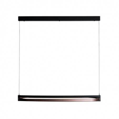PAKABINAMAS LED ŠVIESTUVAS MAXLIGHT SINGAPUR L123 80W RUDAS | JUODAS P0553