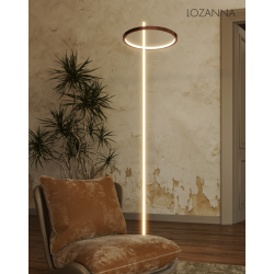 PASTATOMAS LED ŠVIESTUVAS LOZANNA 27W BRONZOS SPALVOS kaina