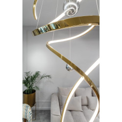 PAKABINAMAS LED ŠVIESTUVAS RITZ 100W AUKSO SPALVOS kaina