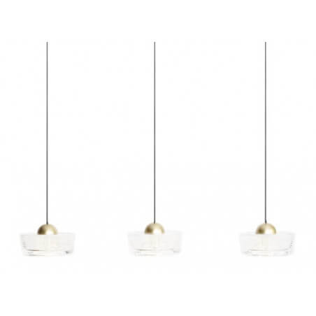 PAKABINAMAS LED ŠVIESTUVAS MAXLIGHT LIPARI III L80 22W AUKSO SPALVOS P0545