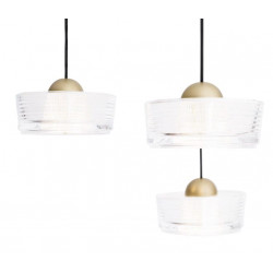 PAKABINAMAS LED ŠVIESTUVAS LIPARI VII D62 38W AUKSO SPALVOS kaina
