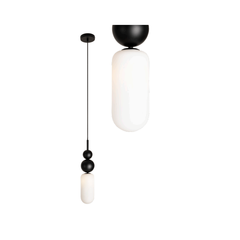PAKABINAMAS ŠVIESTUVAS MAXLIGHT NOVA 1 JUODAS P0641