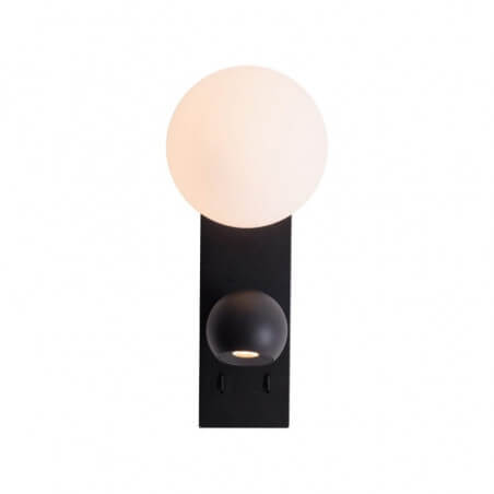 SIENINIS LED ŠVIESTUVAS MAXLIGHT ATOM 10W JUODAS W0351