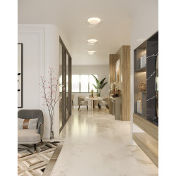 LUBINIS LED ŠVIESTUVAS DUO D47 18W BALTAS pigiau